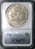 1786-L NGC AU 50 France Louis XVI Ecu Crown Bayonne Mint Silver Coin (24021802C)