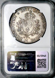 1788-M NGC AU 55 France Louis XVI Ecu Toulouse Mint Crown Pedigree Silver Coin (26032901D