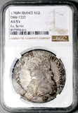 1788-M NGC AU 55 France Louis XVI Ecu Toulouse Mint Crown Pedigree Silver Coin (26032901D