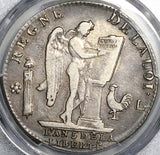 1793-L PCGS XF 40 France Louis XVI Ecu Constitution Bayonne Silver Coin POP 1/2 (23062401D)