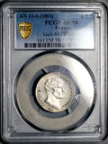 1803-A PCGS AU 58 France 1 Franc An 12 Napoleon I Paris Silver Coin (26082503C)