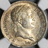 1810-A NGC AU 50 France Napoleon 1 Franc Paris Mint Silver Coin POP 1/5 (24072801C)