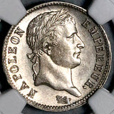 1811-D NGC AU 58 France Napoleon 1 Franc Lyon Rare Silver Coin POP 3/3 (26061603C)