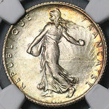 1905 NGC MS65 France 1 Franc Sower Semeuse Paris Mint GEM Silver Coin POP 1/2 (25120903C)