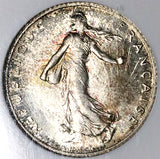 1908 NGC MS 66 France 1 Franc Sower Silver Gem Paris Coin POP 3/0 (24120601C)