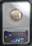 1908 NGC MS 66 France 1 Franc Sower Silver Gem Paris Coin POP 3/0 (24120601C)