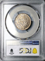 1910 PCGS MS 63 France 1 Franc Sower Mint State Paris Silver Coin (25090502C)