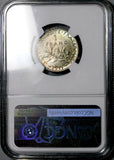 1911 NGC MS 65 France 1 Franc Sower Paris Gem Silver Coin POP 3/0 (26072601D)