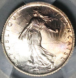 1914 PCGS MS 64 France 1 Franc Sower Mint State Paris Silver Coin (25090503C)