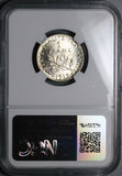 1919 NGC MS 66 France 1 Franc Sower Silver Gem Mint State Paris Coin (24072101C)