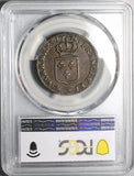 1791-W PCGS XF 45 France Louis XVI Sol Royal Lille Mint Copper Coin POP 1/5 (24090102C)