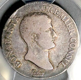 1803-H NGC F 15 France 2 Francs Napoleon I Rare An 12 La Rochelle Mint 12k Silver Coin (26031201C)