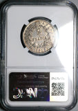 1813-Q NGC AU 55 France 2 Francs Napoleon I Perpignan Silver Coin POP 1/0 (24061602C)