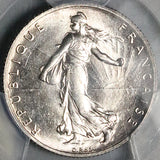 1919 PCGS MS 63 France 2 Francs Semeuse Sower Paris Mint Silver Coin (26041601C)