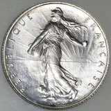 1919 NGC MS 67 France 2 Francs Semeuse Sower Silver Coin POP 3/0 (21101706D)
