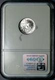 1919 NGC MS 67 France 50 Centimes Sower Semeuse Paris Mint Silver Coin (26032601C)