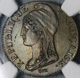 1795-A NGC MS 63 France 5 Centimes L'an 4 Directoire Paris Mint Coin (23111504C)