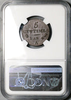 1795-A NGC MS 63 France 5 Centimes L'an 4 Directoire Paris Mint Coin (25071602C)