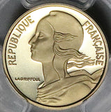 1972 PCGS SP 68 France 5 Centimes Piefort Specimen Paris Silver Mintage 150 Coin (25060103C)
