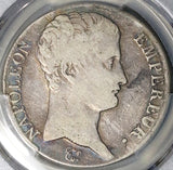 1804-M PCGS F 15 France Napoleon 5 Francs An 13 Empire Toulouse Silver Coin (25081802C)