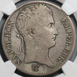 1811-MA NGC F 12 France 5 Francs Napoleon I Marseille Scarce Mint Silver Coin (23091702C)