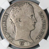1811-MA NGC F 12 France 5 Francs Napoleon I Marseille Scarce Mint Silver Coin (23091702C)