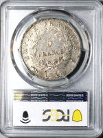 1812-I PCGS AU 50 France Napoleon 5 Francs Empire Limoges Mint Silver Coin (25081901C)