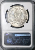 1817-W NGC MS 62 France Louis XVIII 5 Francs Lille Mint Silver Coin POP 1/1 (23020301D)