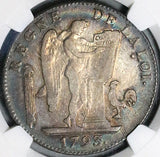 1793-A NGC XF 40 France 6 Livres L'an II Paris Convention Crown Silver Coin (26022702C)