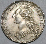 1766 France Louis XVI AU Jeton Apollo Aurora Sol Chariot Silver Coin (26082202R)
