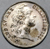 1752 France Louis XV AU Jeton Cupid Guiding Mars War Silver Coin (26082204R)