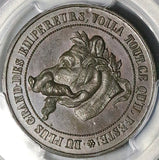 1870 PCGS MS 63 France Napoleon III Pig Vampire Satire Rare 10 Centimes POP 2/0 (25111901C)