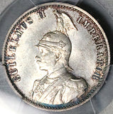 1891 PCGS MS 65 German East Africa 1/2 Rupie GEM Mint State Silver 68k Coin (25121601D)