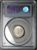 1913-F PCGS MS 65 Germany Silver 1/2 Mark Gem BU Stuttgart Mint Coin (25112401C)