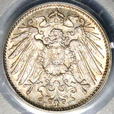 1916-F PCGS MS 64 Germany 1 Mark Mint State Key Stuttgart Silver Coin (26013101C)