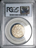 1916-F PCGS MS 64 Germany 1 Mark Mint State Key Stuttgart Silver Coin (26013101C)