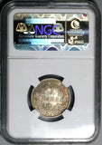 1916-F NGC MS 65 Germany 1 Mark Mint State Key Stuttgart Silver Coin (26013103C)