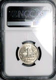1933-A NGC MS 64 Germany 1 Mark Berlin Mint State Nickel Coin (26071702C)