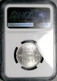 1916-J NGC MS 63 Germany 3 Kopeks Military Occupation OST Baltic Coin (26072002C)