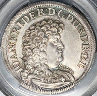 1677 PCGS MS 62 Germany Brunswick Luneburg  2/3 Palm Tree Thaler Coin (15112001D)