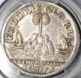 1677 PCGS MS 62 Germany Brunswick Luneburg  2/3 Palm Tree Thaler Coin (15112001D)
