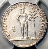 1787-C PCGS AU 55 Brunswick Wolfenbuttel 4 Mariengroschen Wildman German State Silver Coin POP 2/0 (26080801C)
