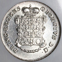 1818 NGC MS 63 Brunswick 24 Groschen Prince George IV (Great Britain) Regent 17k German State Silver Coin (25051502C)