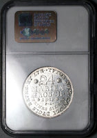 1818 NGC MS 63 Brunswick 24 Groschen Prince George IV (Great Britain) Regent 17k German State Silver Coin (25051502C)