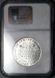 1818 NGC MS 63 Brunswick 24 Groschen Prince George IV (Great Britain) Regent 17k German State Silver Coin (25051502C)