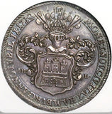 1730 NGC AU 58 Thaler Hamburg German State 200th Augsburg Confession Commemorative Silver Coin (26053103C)