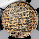 1727 NGC XF 45 Hannover 1/4 Thaler George I King Death Coin POP 1/0 (26042603C)