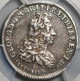 1717-B PCGS XF 40 Brunswick Hannover 1/6 Thaler George I Silver Coin POP 1/0 (25053102C)