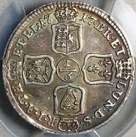 1717-B PCGS XF 40 Brunswick Hannover 1/6 Thaler George I Silver Coin POP 1/0 (25053102C)
