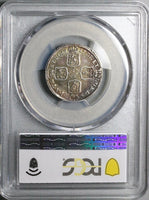 1717-B PCGS XF 40 Brunswick Hannover 1/6 Thaler George I Silver Coin POP 1/0 (25053102C)